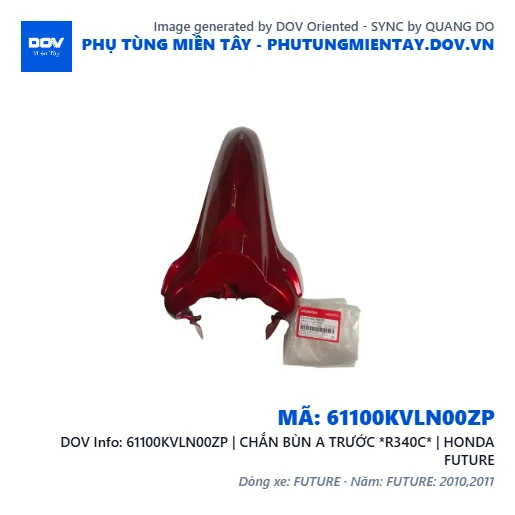 61100KVLN00ZP | CHẮN BÙN A TRƯỚC *R340C* | HONDA FUTURE — 61100KVLN00ZP