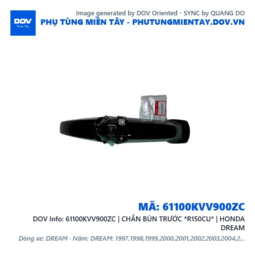 61100KVV900ZC | CHẮN BÙN TRƯỚC *R150CU* | HONDA DREAM — 61100KVV900ZC
