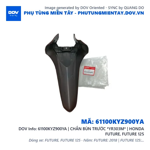 61100KYZ900YA | CHẮN BÙN TRƯỚC *YR303M* | HONDA FUTURE, FUTURE 125 — 61100KYZ900YA