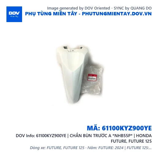 61100KYZ900YE | CHẮN BÙN TRƯỚC A *NHB55P* | HONDA FUTURE, FUTURE 125 — 61100KYZ900YE
