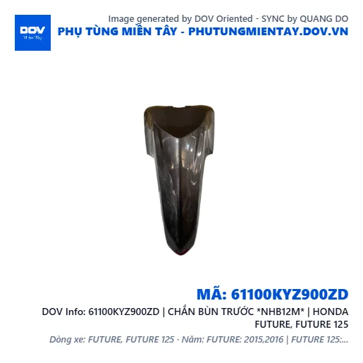 61100KYZ900ZD | CHẮN BÙN TRƯỚC *NHB12M* | HONDA FUTURE, FUTURE 125 — 61100KYZ900ZD