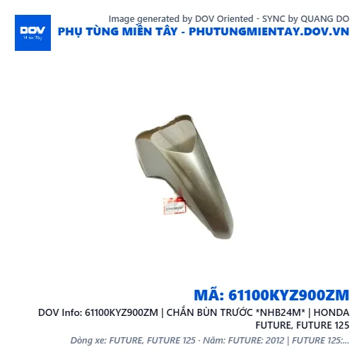 61100KYZ900ZM | CHẮN BÙN TRƯỚC *NHB24M* | HONDA FUTURE, FUTURE 125 — 61100KYZ900ZM