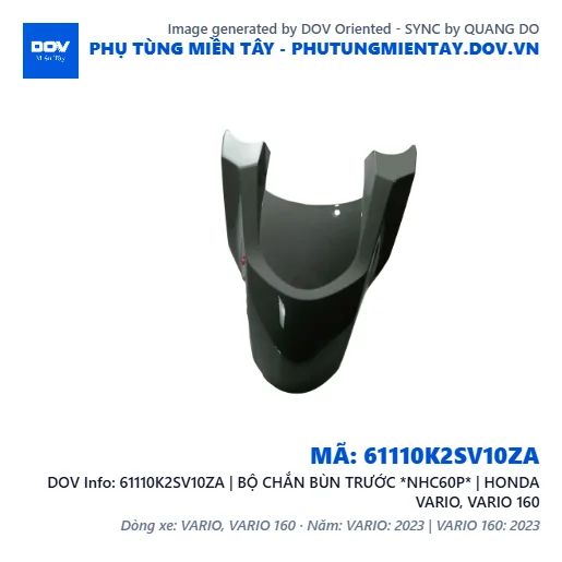 61110K2SV10ZA | BỘ CHẮN BÙN TRƯỚC *NHC60P* | HONDA VARIO, VARIO 160 — 61110K2SV10ZA