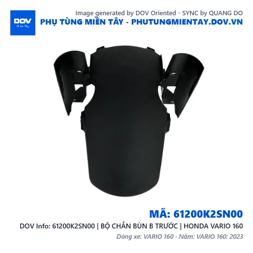 61200K2SN00 | BỘ CHẮN BÙN B TRƯỚC | HONDA VARIO 160 — 61200K2SN00