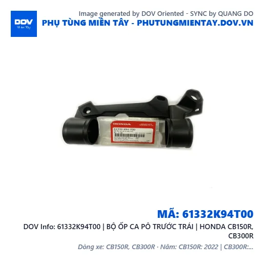61332K94T00 | BỘ ỐP CA PÔ TRƯỚC TRÁI | HONDA CB150R, CB300R — 61332K94T00