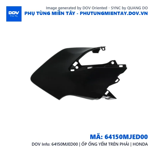 64150MJED00 | ỐP ỐNG YẾM TRÊN PHẢI | HONDA  — 64150MJED00