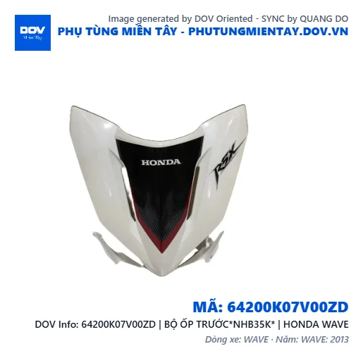 64200K07V00ZD | BỘ ỐP TRƯỚC*NHB35K* | HONDA WAVE — 64200K07V00ZD