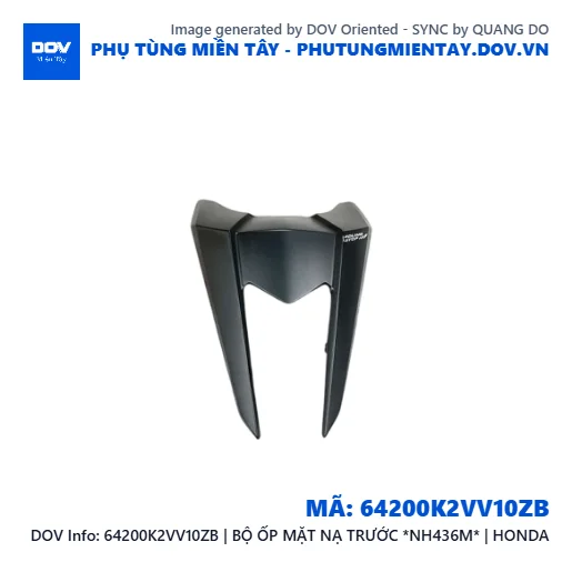 64200K2VV10ZB | BỘ ỐP MẶT NẠ TRƯỚC *NH436M* | HONDA — 64200K2VV10ZB