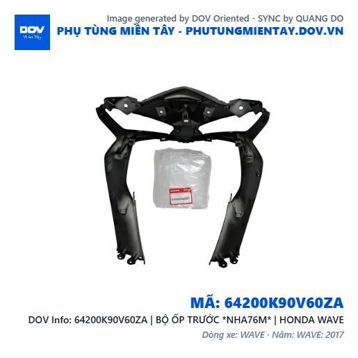 64200K90V60ZA | BỘ ỐP TRƯỚC *NHA76M* | HONDA WAVE — 64200K90V60ZA