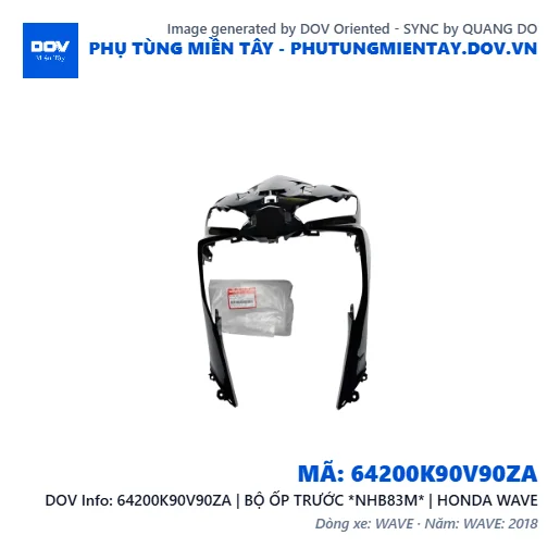 64200K90V90ZA | BỘ ỐP TRƯỚC *NHB83M* | HONDA WAVE — 64200K90V90ZA