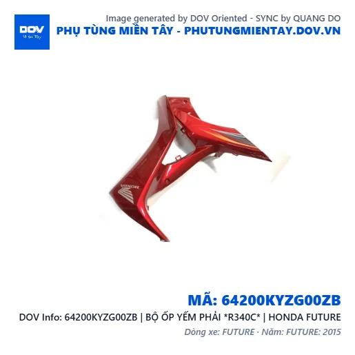 64200KYZG00ZB | BỘ ỐP YẾM PHẢI *R340C* | HONDA FUTURE — 64200KYZG00ZB