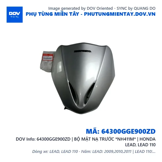 64300GGE900ZD | BỘ MẶT NẠ TRƯỚC *NH411M* | HONDA LEAD, LEAD 110 — 64300GGE900ZD