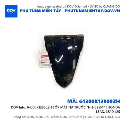 64300K12900ZH | ỐP MẶT NẠ TRƯỚC *NH-B25M* | HONDA LEAD, LEAD 125 — 64300K12900ZH