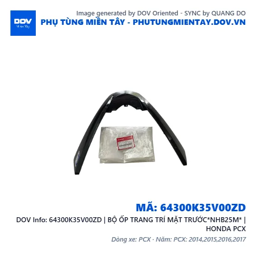 64300K35V00ZD | BỘ ỐP TRANG TRÍ MẶT TRƯỚC*NHB25M* | HONDA PCX — 64300K35V00ZD