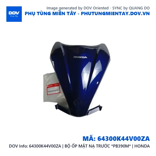 64300K44V00ZA | BỘ ỐP MẶT NẠ TRƯỚC *PB390M* | HONDA — 64300K44V00ZA
