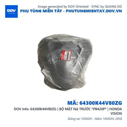 64300K44V80ZG | BỘ MẶT NẠ TRƯỚC *PB420P* | HONDA VISION — 64300K44V80ZG