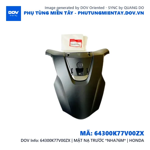 64300K77V00ZX | MẶT NẠ TRƯỚC *NHA76M* | HONDA — 64300K77V00ZX