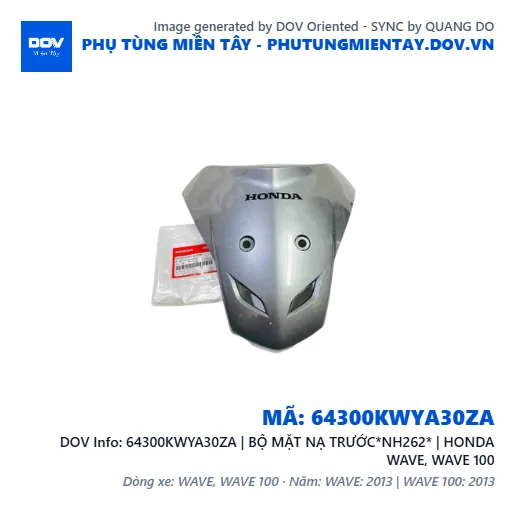 64300KWYA30ZA | BỘ MẶT NẠ TRƯỚC*NH262* | HONDA WAVE, WAVE 100 — 64300KWYA30ZA
