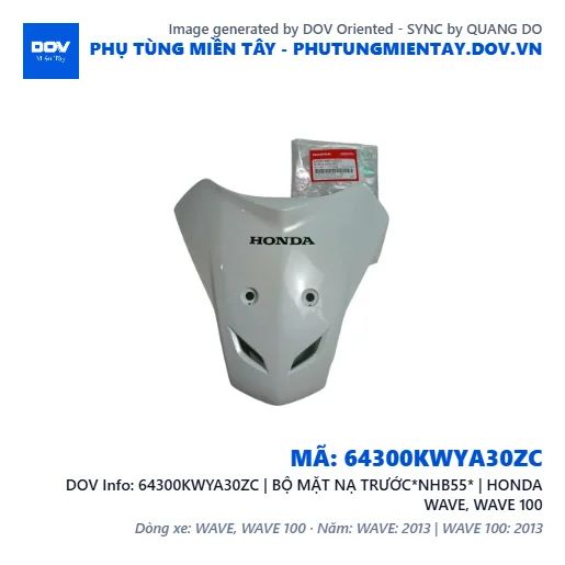 64300KWYA30ZC | BỘ MẶT NẠ TRƯỚC*NHB55* | HONDA WAVE, WAVE 100 — 64300KWYA30ZC
