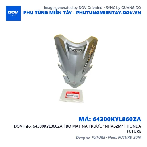 64300KYL860ZA | BỘ MẶT NẠ TRƯỚC *NHA62M* | HONDA FUTURE — 64300KYL860ZA