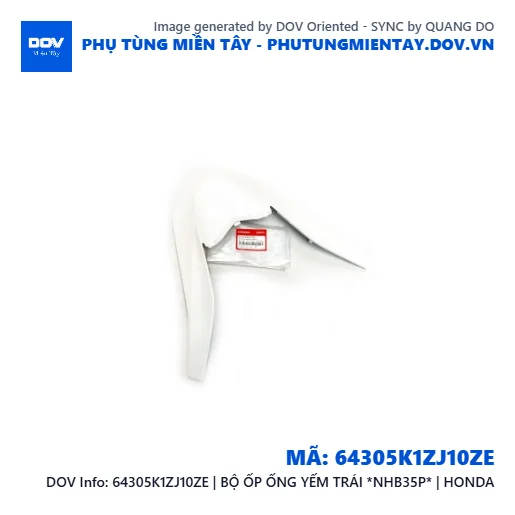 64305K1ZJ10ZE | BỘ ỐP ỐNG YẾM TRÁI *NHB35P* | HONDA  — 64305K1ZJ10ZE