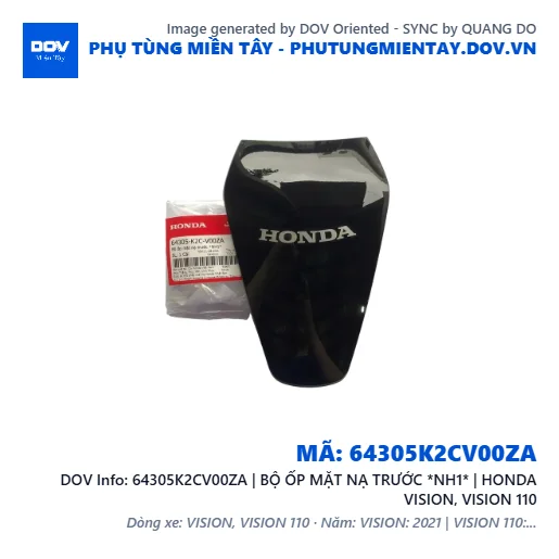 64305K2CV00ZA | BỘ ỐP MẶT NẠ TRƯỚC *NH1* | HONDA VISION, VISION 110 — 64305K2CV00ZA
