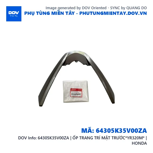 64305K35V00ZA | ỐP TRANG TRÍ MẶT TRƯỚC*YR320M* | HONDA  — 64305K35V00ZA