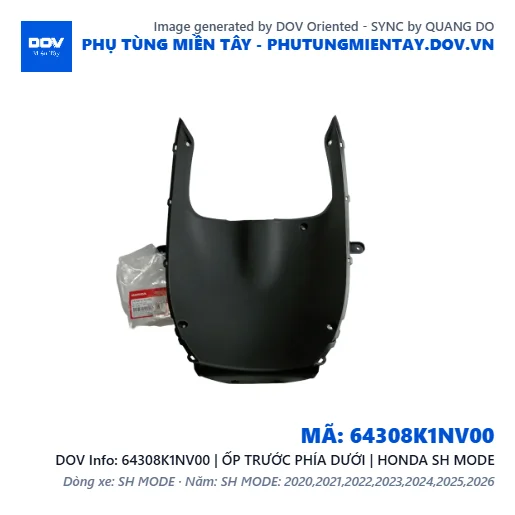 64308K1NV00 | ỐP TRƯỚC PHÍA DƯỚI | HONDA SH MODE — 64308K1NV00