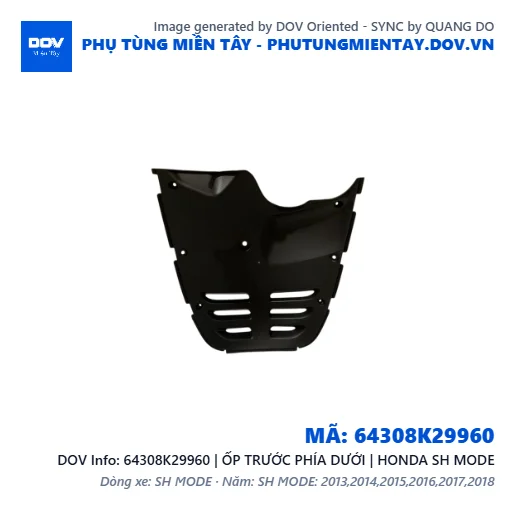 64308K29960 | ỐP TRƯỚC PHÍA DƯỚI | HONDA SH MODE — 64308K29960