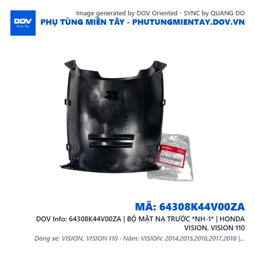 64308K44V00ZA | BỘ MẶT NẠ TRƯỚC *NH-1* | HONDA VISION, VISION 110 — 64308K44V00ZA