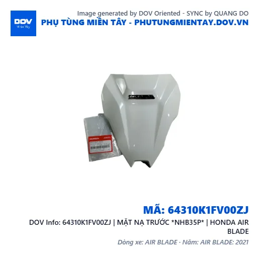 64310K1FV00ZJ | MẶT NẠ TRƯỚC *NHB35P* | HONDA AIR BLADE — 64310K1FV00ZJ