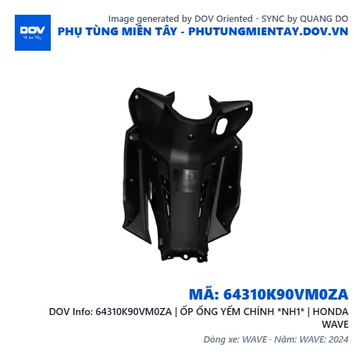 64310K90VM0ZA | ỐP ỐNG YẾM CHÍNH *NH1* | HONDA WAVE — 64310K90VM0ZA
