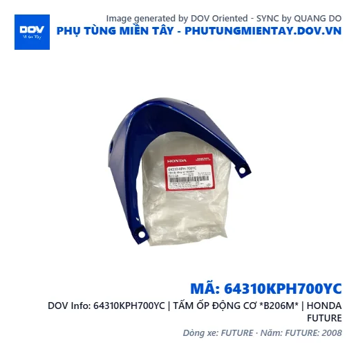 64310KPH700YC | TẤM ỐP ĐỘNG CƠ *B206M* | HONDA FUTURE — 64310KPH700YC