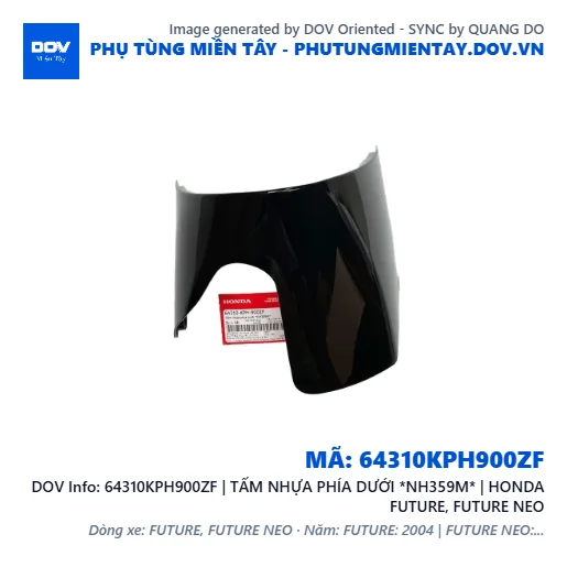 64310KPH900ZF | TẤM NHỰA PHÍA DƯỚI *NH359M* | HONDA FUTURE, FUTURE NEO — 64310KPH900ZF
