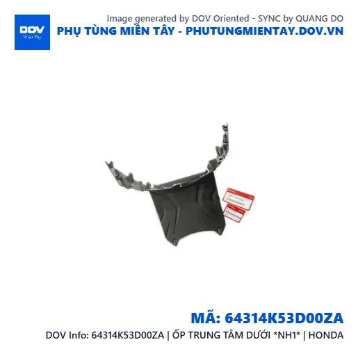 64314K53D00ZA | ỐP TRUNG TÂM DƯỚI *NH1* | HONDA  — 64314K53D00ZA