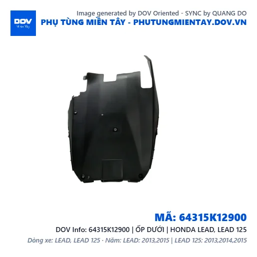 64315K12900 | ỐP DƯỚI | HONDA LEAD, LEAD 125 — 64315K12900