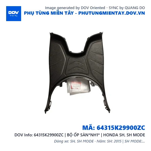 64315K29900ZC | BỘ ỐP SÀN*NH1* | HONDA SH, SH MODE — 64315K29900ZC