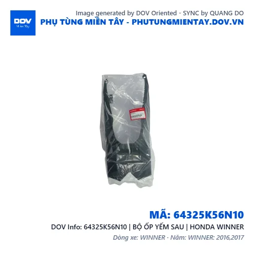 64325K56N10 | BỘ ỐP YẾM SAU | HONDA WINNER — 64325K56N10