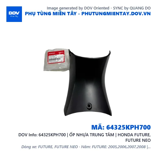 64325KPH700 | ỐP NHỰA TRUNG TÂM | HONDA FUTURE, FUTURE NEO — 64325KPH700