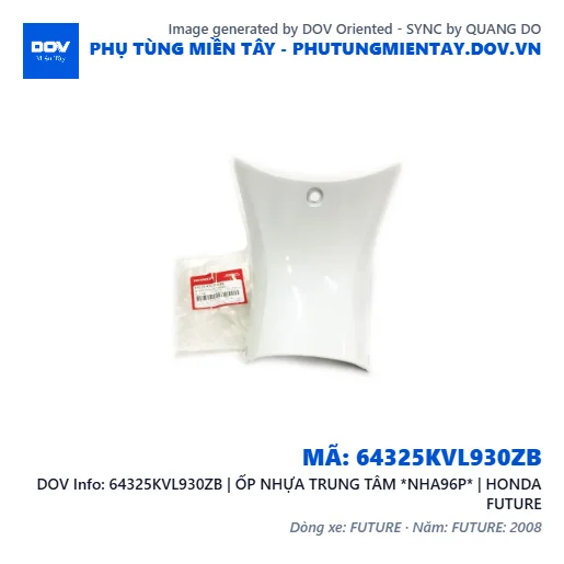 64325KVL930ZB | ỐP NHỰA TRUNG TÂM *NHA96P* | HONDA FUTURE — 64325KVL930ZB