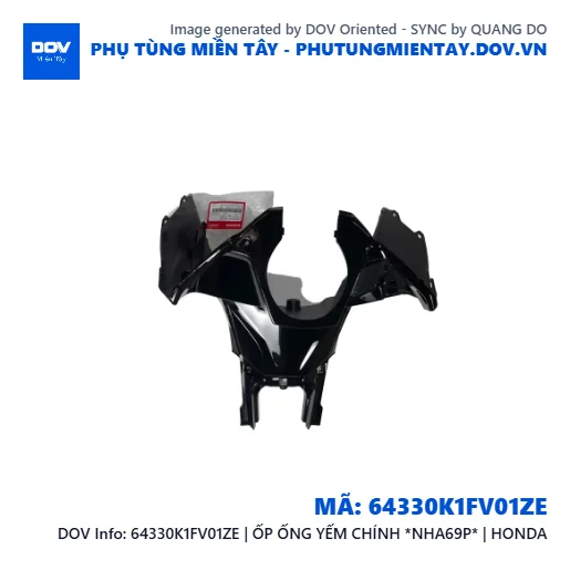 64330K1FV01ZE | ỐP ỐNG YẾM CHÍNH *NHA69P* | HONDA — 64330K1FV01ZE