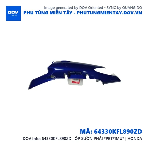 64330KFL890ZD | ỐP SƯỜN PHẢI *PB171MU* | HONDA  — 64330KFL890ZD