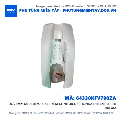 64330KFV790ZA | YẾM XE *R150CU* | HONDA DREAM, SUPER DREAM — 64330KFV790ZA