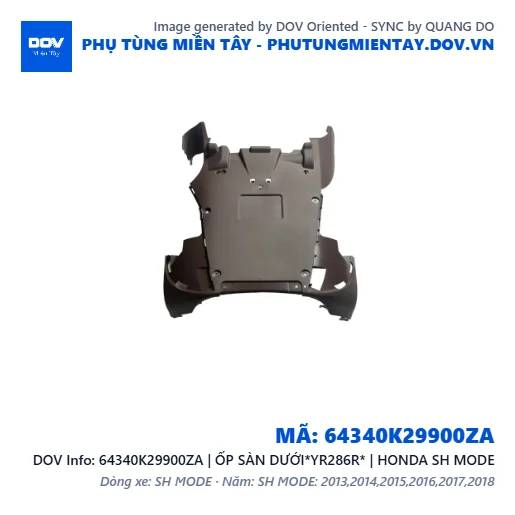 64340K29900ZA | ỐP SÀN DƯỚI*YR286R* | HONDA SH MODE — 64340K29900ZA