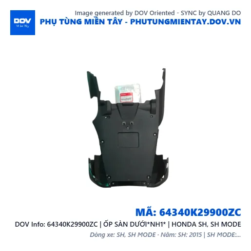 64340K29900ZC | ỐP SÀN DƯỚI*NH1* | HONDA SH, SH MODE — 64340K29900ZC