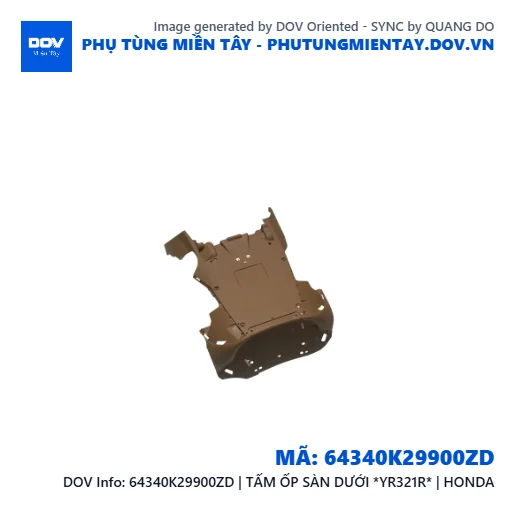 64340K29900ZD | TẤM ỐP SÀN DƯỚI *YR321R* | HONDA — 64340K29900ZD