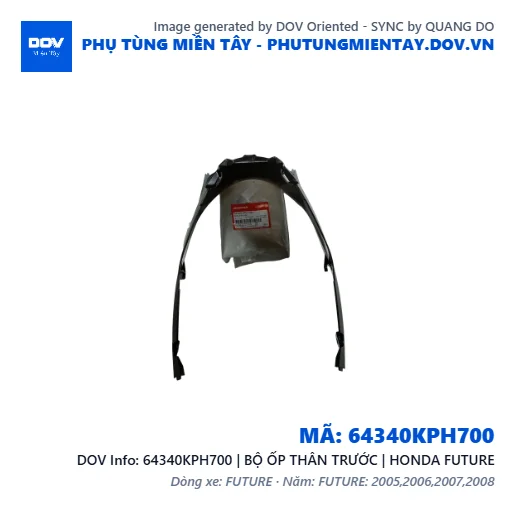 64340KPH700 | BỘ ỐP THÂN TRƯỚC | HONDA FUTURE — 64340KPH700