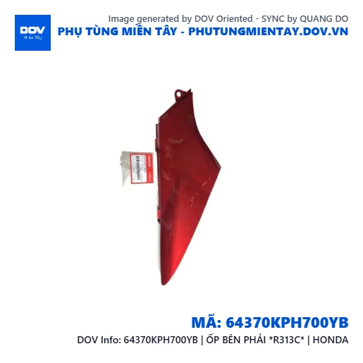 64370KPH700YB | ỐP BÊN PHẢI *R313C* | HONDA  — 64370KPH700YB