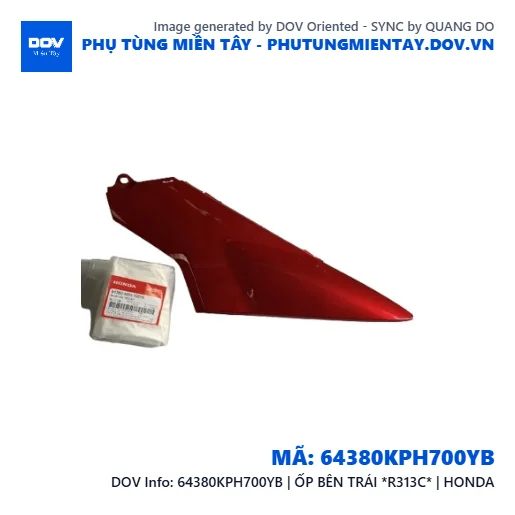 64380KPH700YB | ỐP BÊN TRÁI *R313C* | HONDA  — 64380KPH700YB