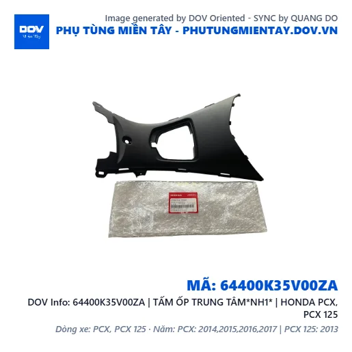 64400K35V00ZA | TẤM ỐP TRUNG TÂM*NH1* | HONDA PCX, PCX 125 — 64400K35V00ZA